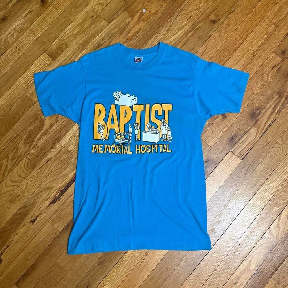 Vintage Fruit of the Loom Baptist Memorial Hospital Single Stitch T-Shirt Men's